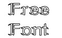 Seblade Black Outline 1R Seblade Black Outline 1R