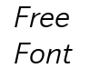 Sonus Light Italic Sonus Light Italic
