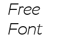 Stem Extra Light Italic Stem Extra Light Italic