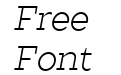 TT Slabs Light Italic TT Slabs Light Italic