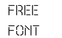 Teco Sans Stencil Thin Teco Sans Stencil Thin