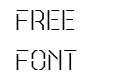 Teco Sans Stencil Thin Teco Sans Stencil Thin