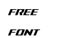 Tigershark Extra Condensed Italic Tigershark Extra Condensed Italic