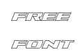 Tigershark Outline Italic Tigershark Outline Italic