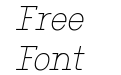 Typo Stand Light Demo Italic Typo Stand Light Demo Italic