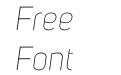 Uni Sans Thin Italic Uni Sans Thin Italic