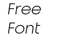 Unigeo32 Trial Light Italic Unigeo32 Trial Light Italic