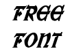 War Priest Condensed Italic War Priest Condensed Italic