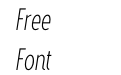 Wasabi Cond Light Italic Wasabi Cond Light Italic