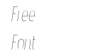 Wasabi Cond Thin Italic Wasabi Cond Thin Italic