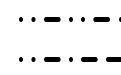 morse Regular morse Regular
