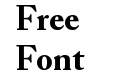 A Caslon Pro Bold