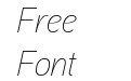 Aaux Next Thin Italic Aaux Next Thin Italic