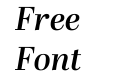 Abril Display Semibold Italic