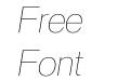 Active Uno Thin Italic Active Uno Thin Italic