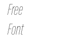 Acumin Pro Extra Condensed Thin Italic Acumin Pro Extra Condensed Thin Italic