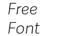 Adelle Sans Thin Italic