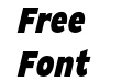 Adrianna Condensed Extra Bold Italic