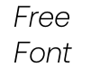 Aeonik Light Italic Aeonik Light Italic