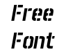 Aero Matics Stencil Italic Aero Matics Stencil Italic