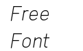 Aftetir Thin Italic Aftetir Thin Italic