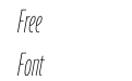 Agenda One Compressed Thin Italic Agenda One Compressed Thin Italic