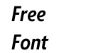 Agenda One Condensed Semibold Italic Agenda One Condensed Semibold Italic