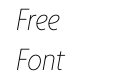 Agenda One Condensed Thin Italic Agenda One Condensed Thin Italic