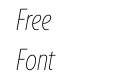 Agenda One Extra Condensed Thin Italic Agenda One Extra Condensed Thin Italic