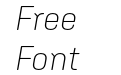 Aglet Sans Extra Light Italic Aglet Sans Extra Light Italic