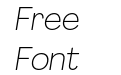 Agrandir Thin Italic Agrandir Thin Italic