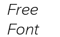 Aksara Light Italic