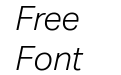 Aktiv Grotesk W01 Light Italic Aktiv Grotesk W01 Light Italic