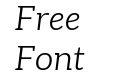Aleo Light Italic Aleo Light Italic