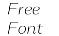 Alethia Next Extra Light Italic Alethia Next Extra Light Italic