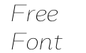 Alethia Next Thin Italic Alethia Next Thin Italic