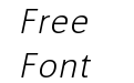 Alfabetica Thin Italic Alfabetica Thin Italic
