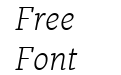 Alkes Trial Thin Italic Alkes Trial Thin Italic
