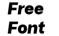 Alliance No.1 Black Italic Alliance No.1 Black Italic