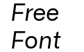 Alliance No.1 Regular Italic Alliance No.1 Regular Italic