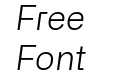 Alliance No.2 Light Italic