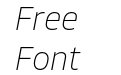 Allotrope Ultra Light Italic Allotrope Ultra Light Italic