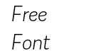 Almanach Extra Light Italic Almanach Extra Light Italic