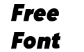 Almarose Extra Black Italic