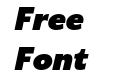 Americane Black Italic Americane Black Italic