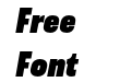 Americane Cond Black Italic Americane Cond Black Italic