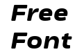 Amfibia Bold Wide Italic Amfibia Bold Wide Italic