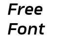 Amfibia Demi Bold Expanded Italic Amfibia Demi Bold Expanded Italic