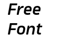 Amfibia Demi Bold Italic Amfibia Demi Bold Italic