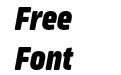 Amfibia Extra Bold Narrow Italic Amfibia Extra Bold Narrow Italic
